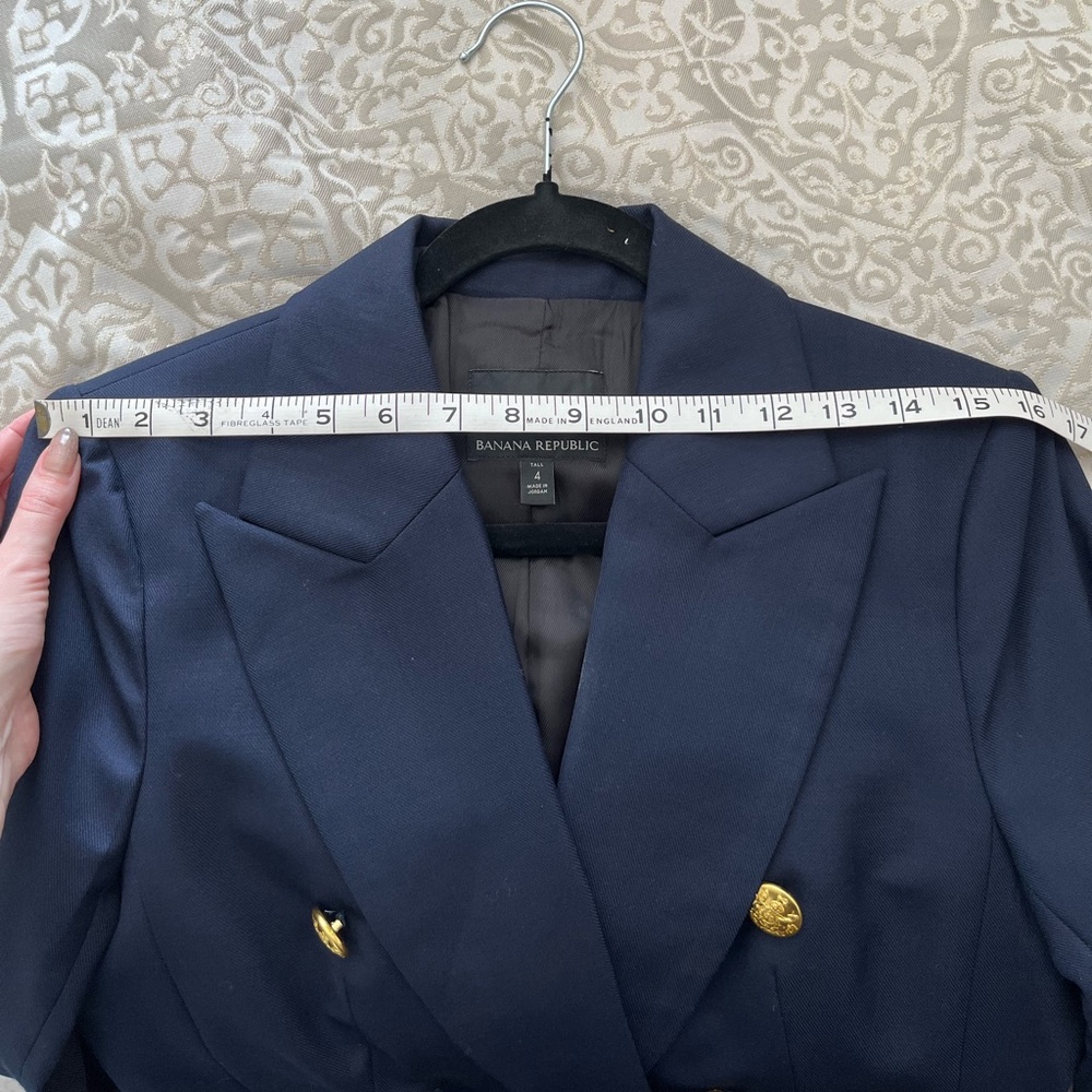 Banana Republic Double Breasted Captain’s Blazer (4 Tall) - Picture 12 of 15